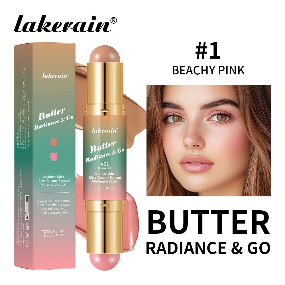 Lakerain Moisturizing Butter Makeup Stick For Face And Lips