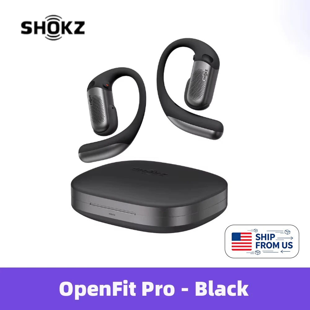 Shokz OpenFit Pro Open Ear Wireless Earbuds With Noise Reduction